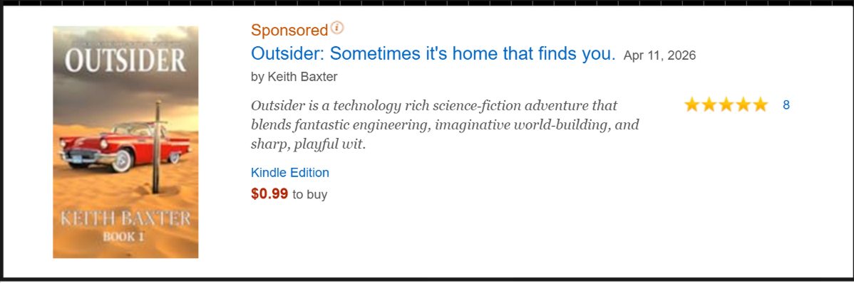 Outsider link to Amazon